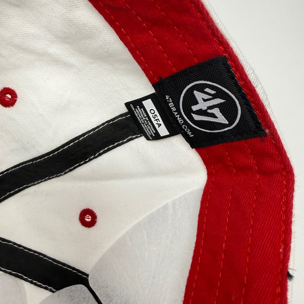 47 Brand Baltimore Orioles Baseball Cap Clean Up Adjustable‎ OSFA Navy Red NEW - Picture 3 of 7